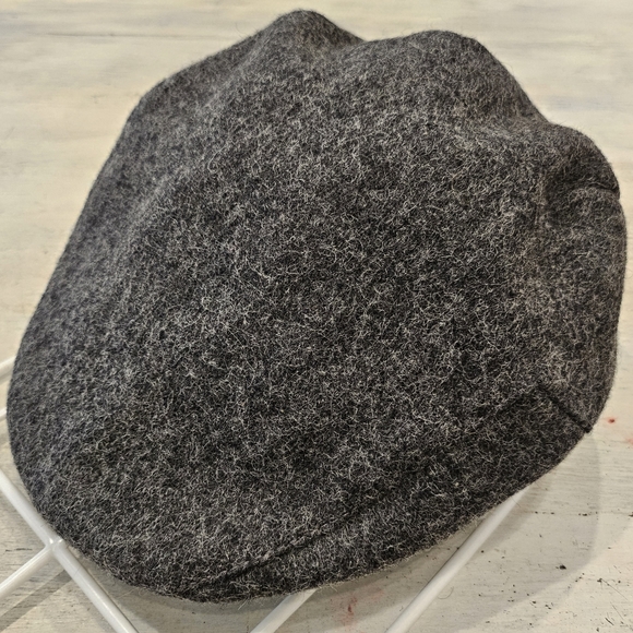 Vintage Stetson Wool Drivers Flat Cap - Grey - Size 7 1/2 to 7 5/8 - USA - Picture 1 of 8